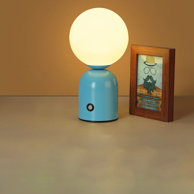 Minimalistyczna Lampa Stołowa LED – Do Wtyczki, 2W z Akrylowym Abażurem