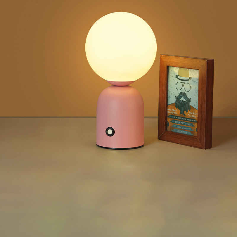 Minimalistyczna Lampa Stołowa LED – Do Wtyczki, 2W z Akrylowym Abażurem