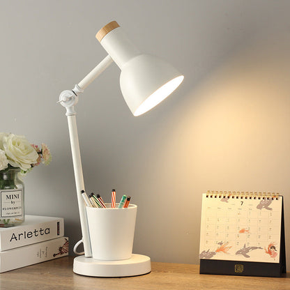 Nordic Iron & Solid Wood Table Lamp – Elegant Accent in Many Colors