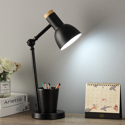 Nordic Iron & Solid Wood Table Lamp – Elegant Accent in Many Colors