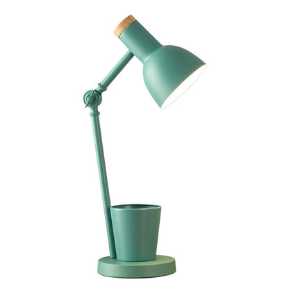 Nordic Iron & Solid Wood Table Lamp – Elegant Accent in Many Colors