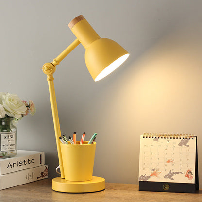 Nordic Iron & Solid Wood Table Lamp – Elegant Accent in Many Colors