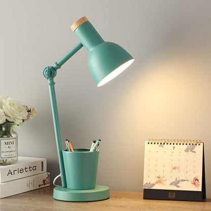 Nordic Iron & Solid Wood Table Lamp – Elegant Accent in Many Colors