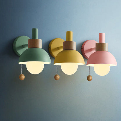 Modern Colorful Scandinavian Style Wall Lamp