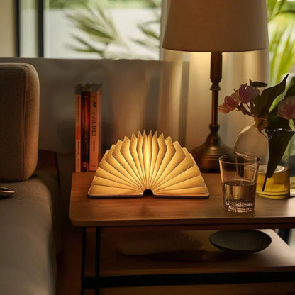 Booky – Elegant LED Table Lamp with Built-in Battery, Shaped Like a Book