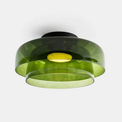 Nowoczesna, designerska lampa sufitowa ze szkła – stylowy akcent do każdego wnętrza