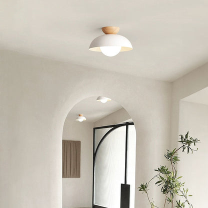 Nowoczesna minimalistyczna lampa sufitowa półwpuszczana