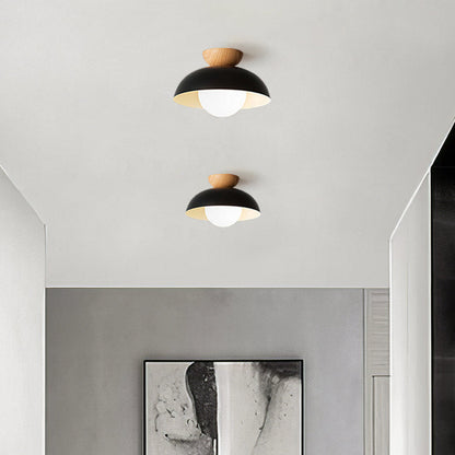 Nowoczesna minimalistyczna lampa sufitowa półwpuszczana