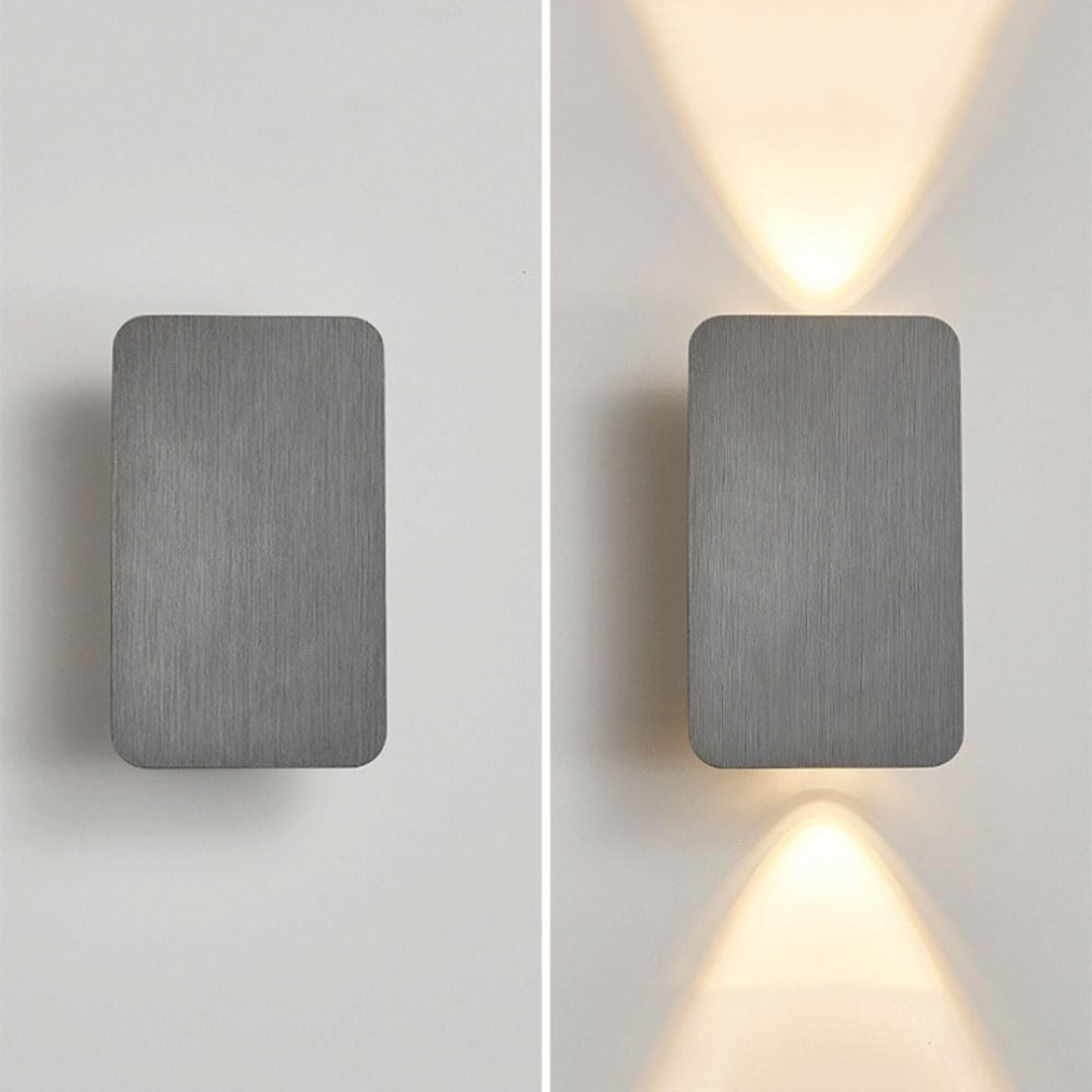 Minimalistyczna lampa ścienna LED do nowoczesnej atmosfery
