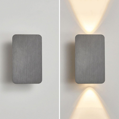 Minimalistyczna lampa ścienna LED do nowoczesnej atmosfery