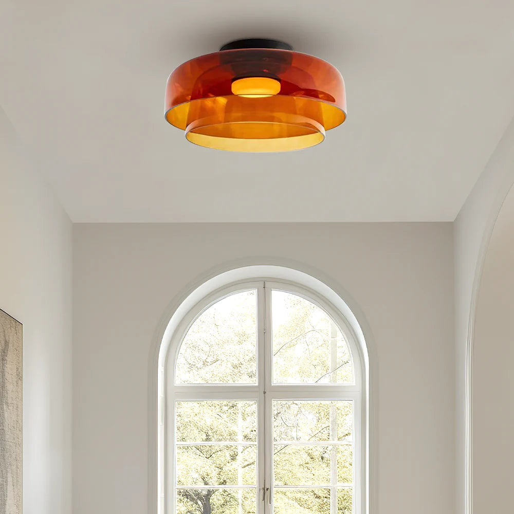 Nowoczesna, designerska lampa sufitowa ze szkła – stylowy akcent do każdego wnętrza