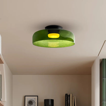 Nowoczesna, designerska lampa sufitowa ze szkła – stylowy akcent do każdego wnętrza