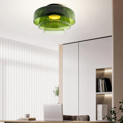 Nowoczesna, designerska lampa sufitowa ze szkła – stylowy akcent do każdego wnętrza