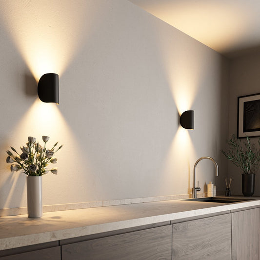 Swiveling LED wall light — flexible indoor and outdoor lighting