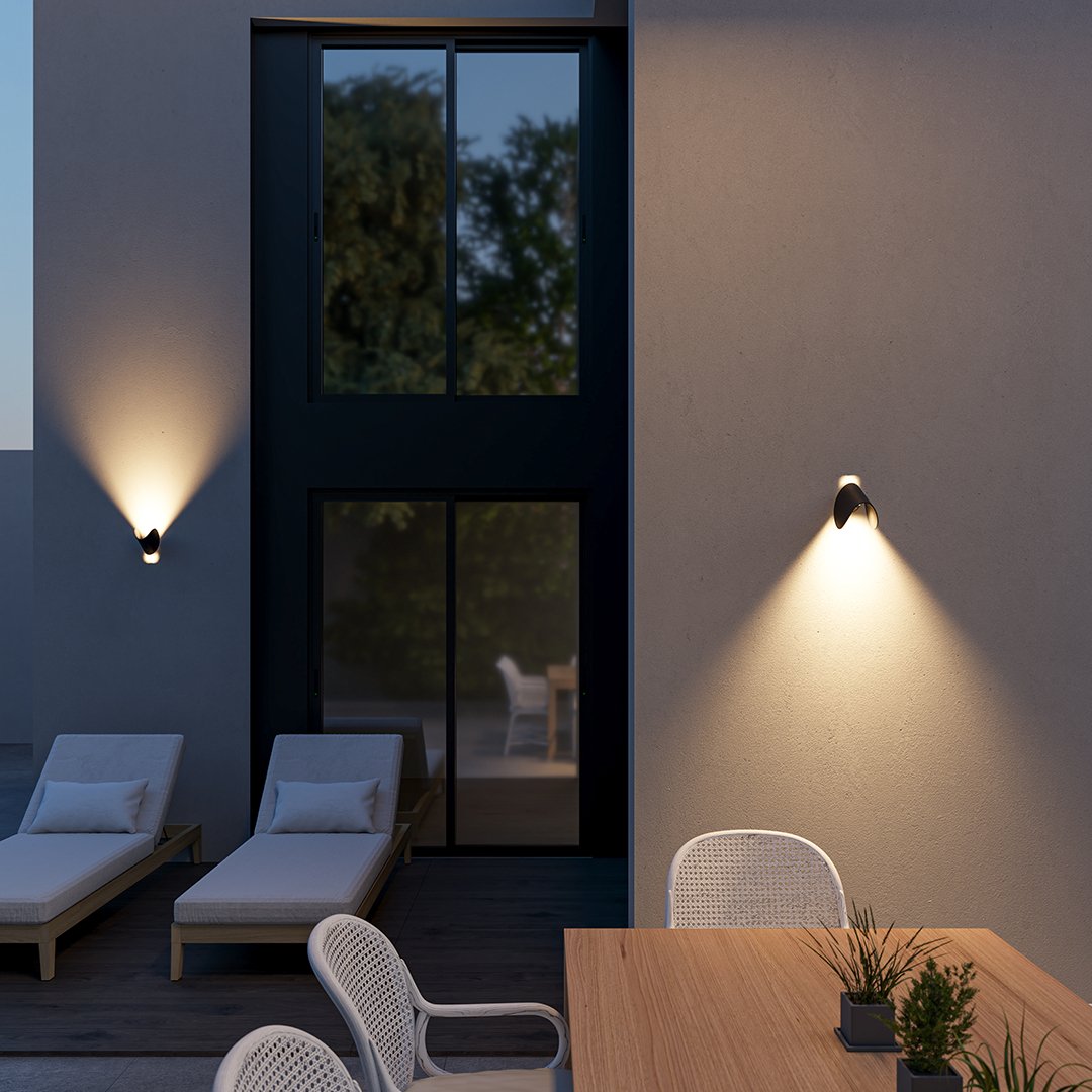Obrotowa lampa LED ścienna — elastyczne oświetlenie do wnętrz i na zewnątrz