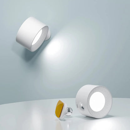 Wielofunkcyjna Lampa Ścienna Bezprzewodowa – Ładowalna, Ściemnialna i z Obrotem 360°