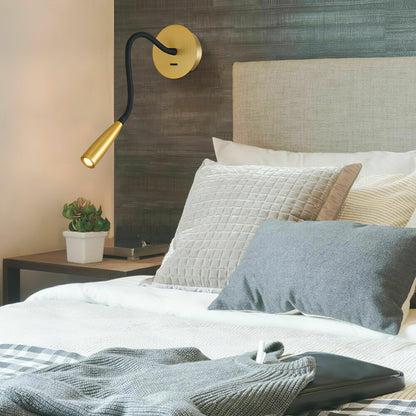 Rota – Regulowana Lampa Ścienna z Wbudowanym LED i Obracanym Kloszem
