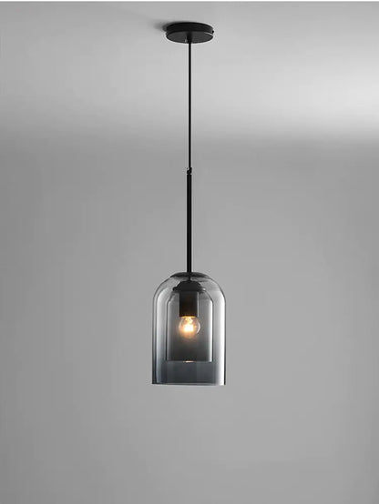 Nöro – Stylowa Skandynawska Szklana Lampa Wisząca do Kuchni i Salonu