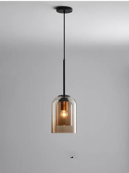 Nöro – Stylowa Skandynawska Szklana Lampa Wisząca do Kuchni i Salonu