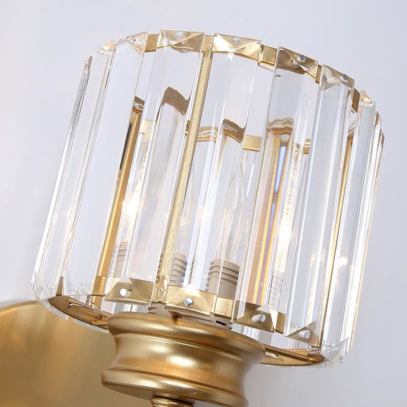 Luca – Lampa Ścienna ze Szklanym Kloszem i Matową Czarną Podstawą