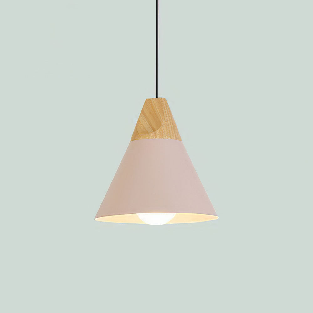 Ovia – Skandynawska Lampa Wisząca z Drewna i Aluminium, minimalistyczny design