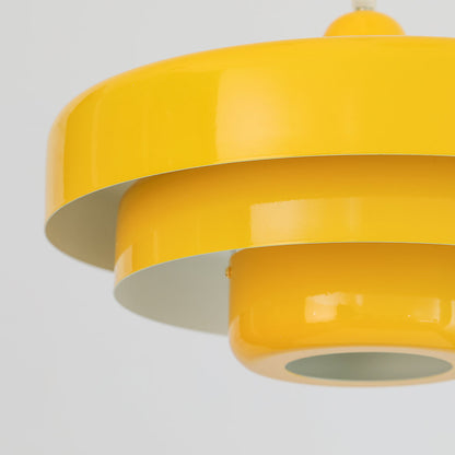 Round Stylish Iron Pendant Light – Elegant Industrial Design for Home and Kitchen