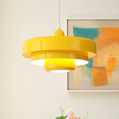 Round Stylish Iron Pendant Light – Elegant Industrial Design for Home and Kitchen
