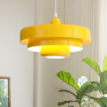 Round Stylish Iron Pendant Light – Elegant Industrial Design for Home and Kitchen
