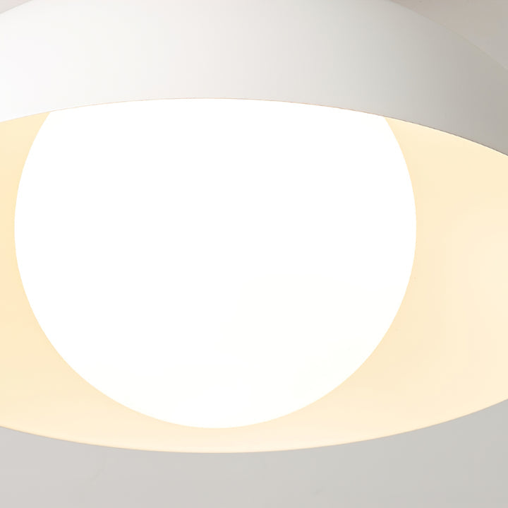 Nowoczesna minimalistyczna lampa sufitowa półwpuszczana