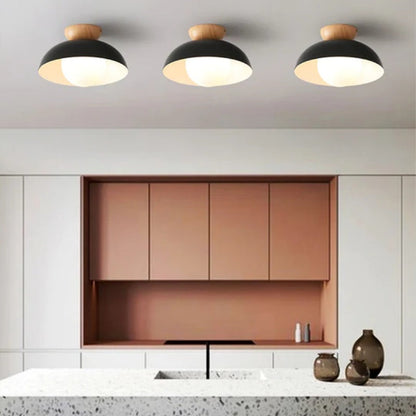 Nowoczesna minimalistyczna lampa sufitowa półwpuszczana