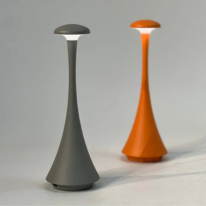 Minimalistyczna, bezprzewodowa lampa stołowa LED w stylu skandynawskim