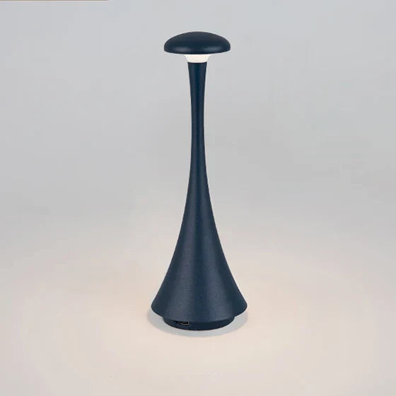 Minimalistyczna, bezprzewodowa lampa stołowa LED w stylu skandynawskim