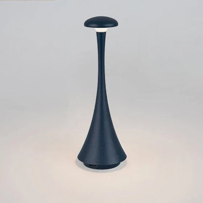 Minimalistyczna, bezprzewodowa lampa stołowa LED w stylu skandynawskim