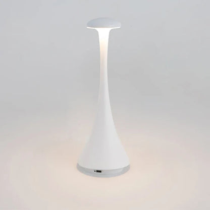 Minimalistyczna, bezprzewodowa lampa stołowa LED w stylu skandynawskim