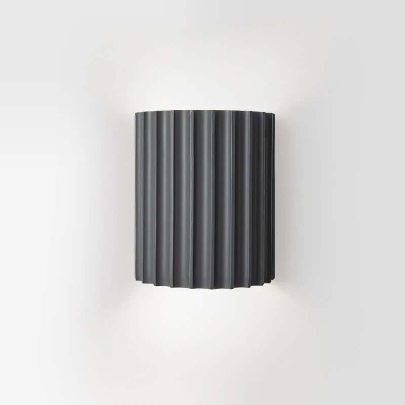 Japandi Resin Wall Lamp with LED Lighting