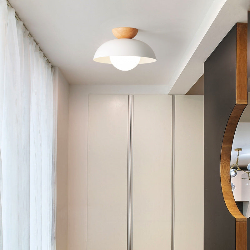 Nowoczesna minimalistyczna lampa sufitowa półwpuszczana