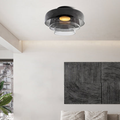Nowoczesna, designerska lampa sufitowa ze szkła – stylowy akcent do każdego wnętrza