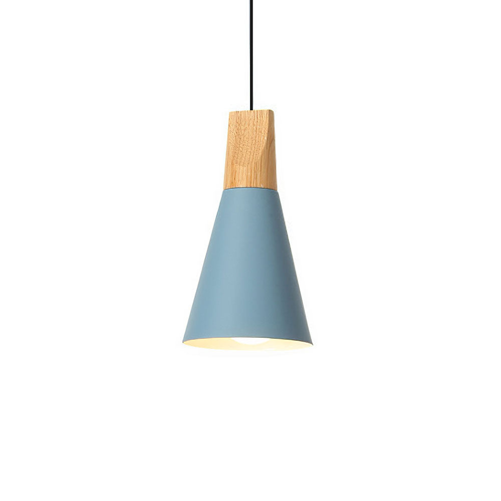 Ovia – Skandynawska Lampa Wisząca z Drewna i Aluminium, minimalistyczny design