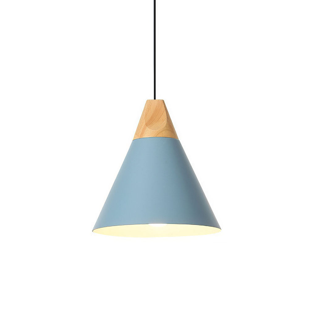 Ovia – Skandynawska Lampa Wisząca z Drewna i Aluminium, minimalistyczny design