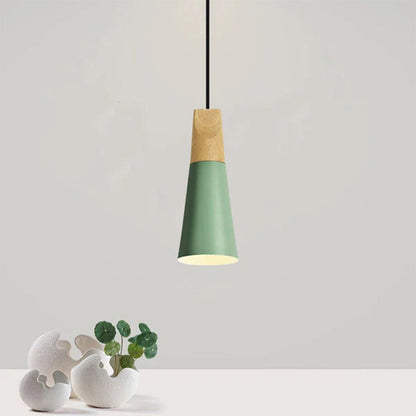 Ovia – Skandynawska Lampa Wisząca z Drewna i Aluminium, minimalistyczny design