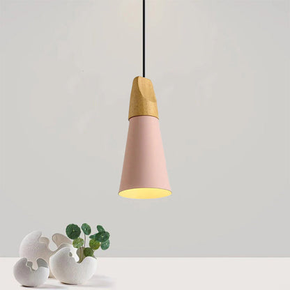 Ovia – Skandynawska Lampa Wisząca z Drewna i Aluminium, minimalistyczny design
