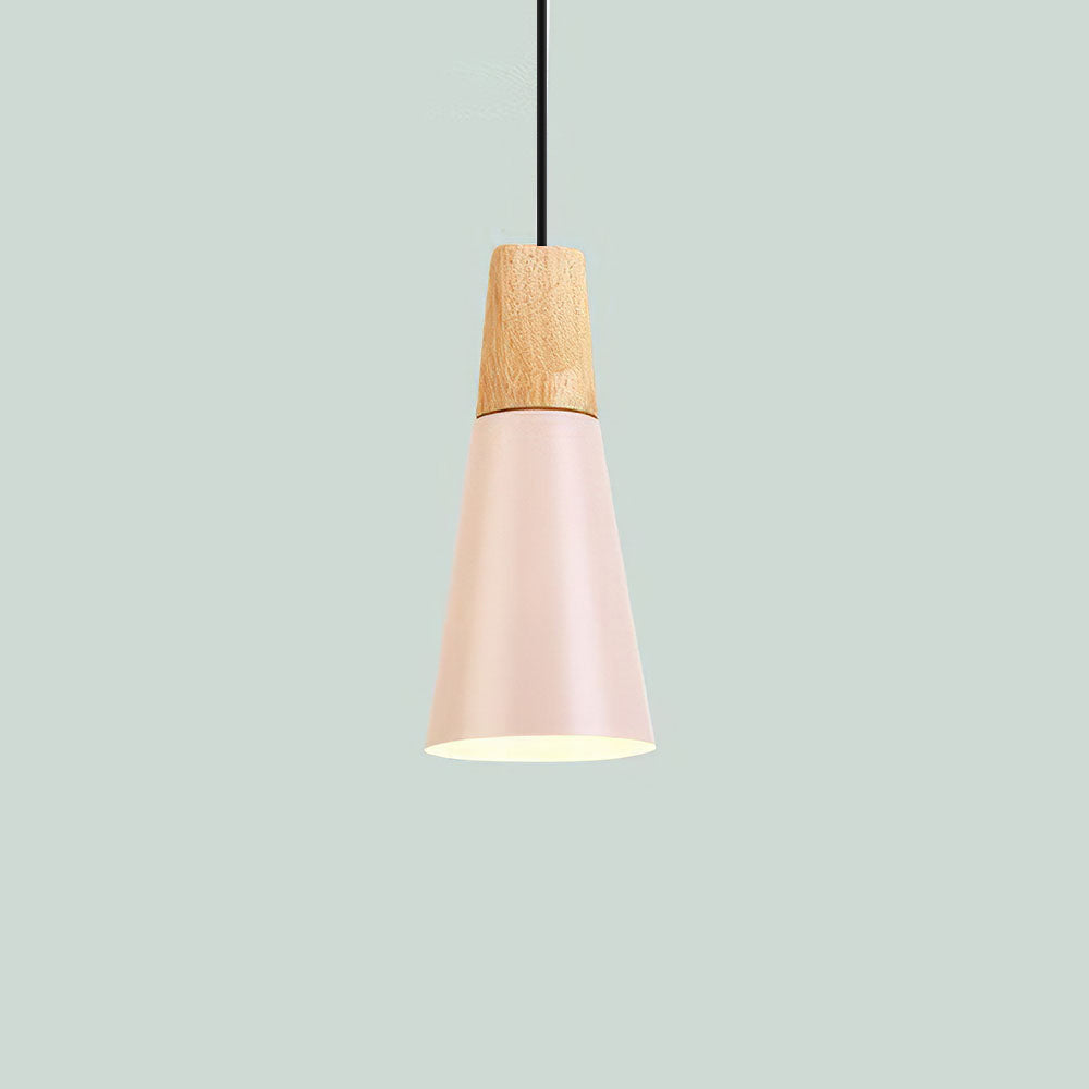 Ovia – Skandynawska Lampa Wisząca z Drewna i Aluminium, minimalistyczny design
