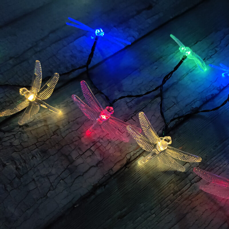 Colorful Solar String Lights – 20 to 200 LED, IP44 Waterproof