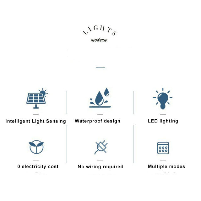 Colorful Solar String Lights – 20 to 200 LED, IP44 Waterproof