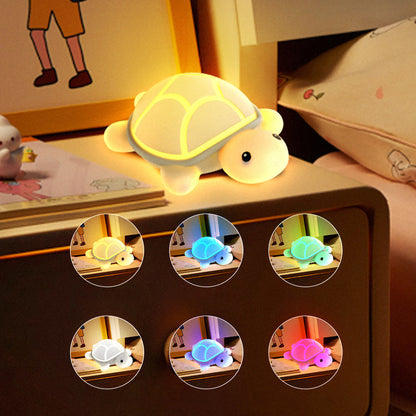 Shieldy - Adorable turtle-shaped LED night light with tap function
