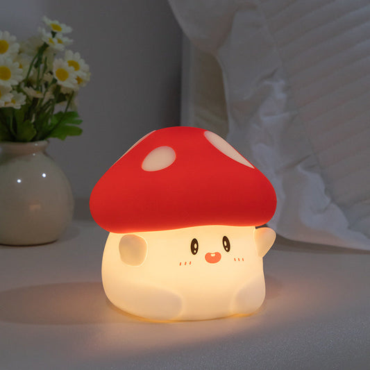 Spotty – Adorable Mushroom LED Squishy Nightlight – Soft and Cuddly LED Decor for a Child’s Room