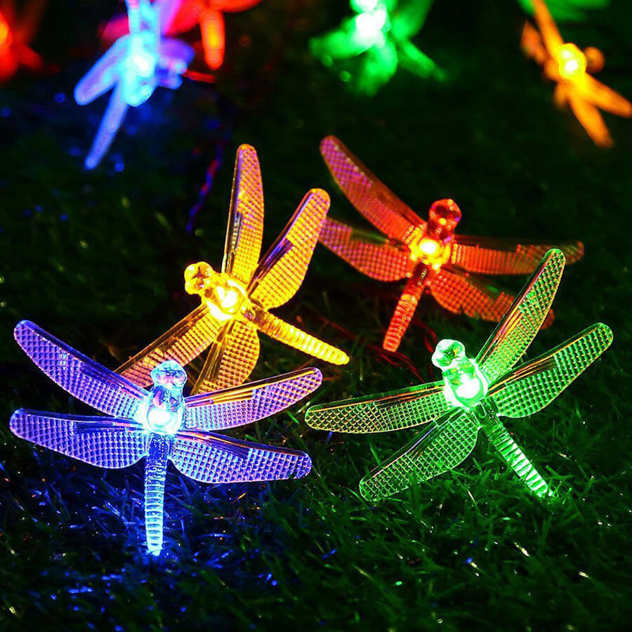 Colorful Solar String Lights – 20 to 200 LED, IP44 Waterproof