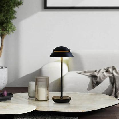 Stylowa aluminiowa lampa stołowa z funkcją ściemniania