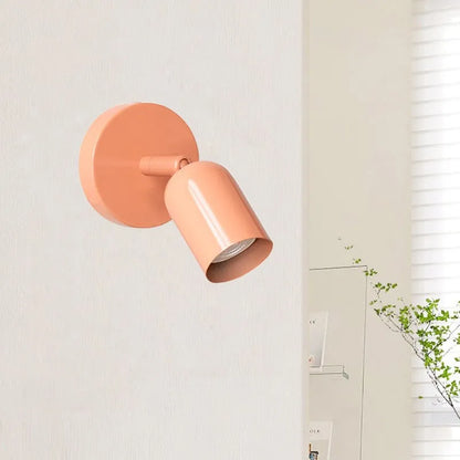 Scandinavian Wall Lamp in Subtle Macaron Color Shades