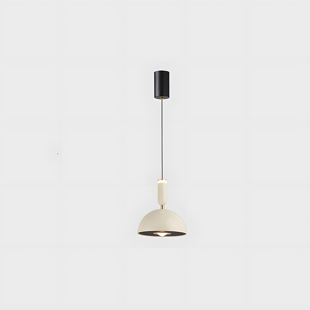 Scandinavian Modern LED Pendant Light – Stained Glass Design with Minimalist Frame
